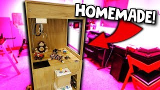 BUILDING A HOMEMADE CLAW MACHINE Part 1 of 2 [upl. by Aldarcy]