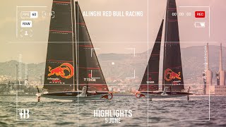 Alinghi Red Bull Racing AC40 Day 31 Summary [upl. by Staford]