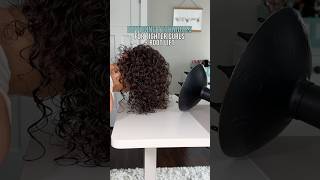 3 Diffusing Techniques to Enhance Definition amp Root Volume  diffusing curlyhairtips hairdryer [upl. by Lan]