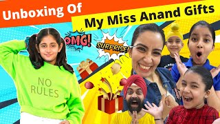 Unboxing Of My Miss Anand Gifts  RS 1313 VLOGS  Ramneek Singh 1313 [upl. by Lihkin]