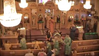 Hierarchical Divine Liturgy  St Nicholas Russian Orthodox Church  WilkesBarre PA [upl. by Iduj]