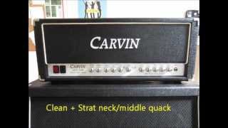 Carvin MTS 3200 Tube head demo video [upl. by Eynaffit]