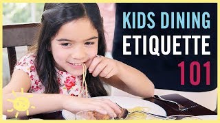 KIDS DINING ETIQUETTE 101 with an Expert Coach [upl. by Onez371]