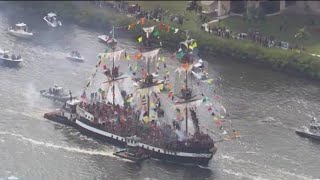 Gasparilla pirate invasion [upl. by Enihsnus]