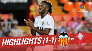 Resumen de Valencia CF vs RC Celta 11 [upl. by Laspisa]