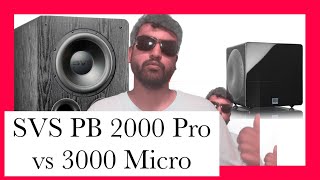 SVS PB 2000 Pro vs 3000 Micro  Which to Buy [upl. by Atnovart]