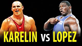 Who is The Best Karelin vs Lopez Great Wrestling [upl. by Ahsropal]