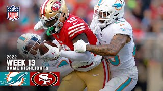 Miami Dolphins vs San Fransisco 49ers  2022 Week 13 Game Highlights [upl. by Regan]