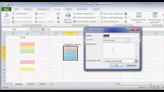 Excel 2010 mit FarbDropdowns  erweitern [upl. by Jill]