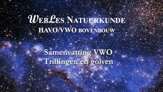 VWO 6 Samenvatting trillingen en golven [upl. by Cthrine]