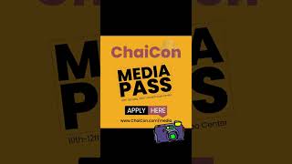 Chaicon Media Pass mediapass influencer azadchaiwala chaicon [upl. by Kendall738]