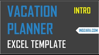 Team Vacation Planner Excel Template  Features amp Benefits [upl. by Monika]