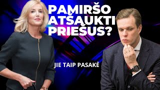 Pinskuvienė nestabdo Gabrielius Landsbergis užsimiršo [upl. by Ileane401]