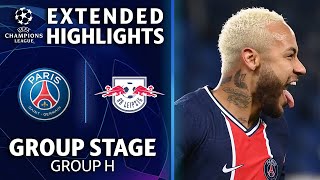 Paris SaintGermain vs RB Leipzig Extended Highlights  UCL on CBS Sports [upl. by Ahsenev]