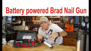 LinkNal Brad Nail Gun battery powered 20V reviewed by Coffee and tools Ep 465 [upl. by Mattah644]