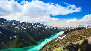 Time Lapse  Norway Besseggen Ridge 1 [upl. by Llecram]