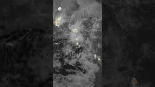 Lightning activity in the Intertropical Convergence Zone from space 🛰⚡️ [upl. by Andel159]