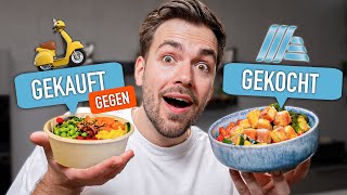 Veggie Bowl für unter 5€ 🤤  GEKAUFT GEGEN GEKOCHT mit maxxpane [upl. by Akcimat889]