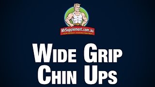 Wide Grip Chin Ups [upl. by Orpheus]