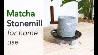 Matcha Konomi Handmade Matcha Stone Mill [upl. by Searle]