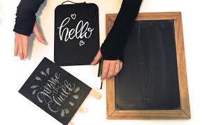 Porous vs Nonporous chalkboards  how to season your board [upl. by Daria523]