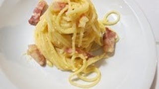 recette des pâtes carbonara à litalienne [upl. by Humfrey]