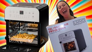 Livivo 12L Air Fryer Unbox Demo and Review  Rotisserie Chicken [upl. by Arissa655]