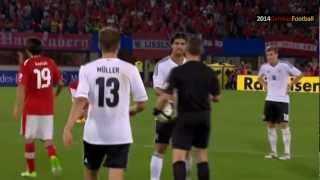 Österreich Deutschland 12 Gottlob ard Highlights WM 2014 Qualifikation [upl. by Piggy]