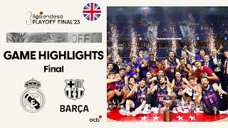 Real Madrid  Barça 8293 GAME HIGHLIGHTS  Playoff Final 2023 [upl. by Judith]