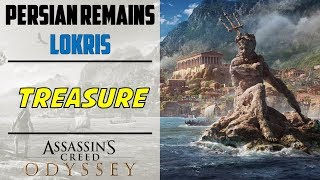 Persian Remains  Lokris  Treasure Location  AC ODYSSEY [upl. by Atirac]