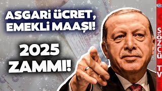 Asgari Ücret ve Emekli Maaşında 2025 Zammı Hesabı Yeni Seviye Ortaya Çıktı En Düşük Aylık [upl. by Leavelle610]