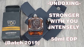 Unboxing  Stronger With You Intensely by Giorgio Armani 2019 batch [upl. by Ot403]