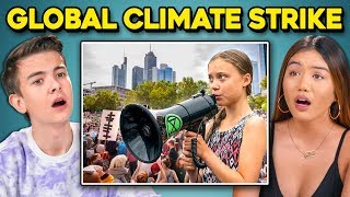 Teens React To Global Climate Strike Greta Thunberg [upl. by Williamsen416]