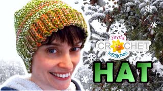 Crochet Hat Tutorial  Easy Perfect Fit Pattern [upl. by Fredkin205]