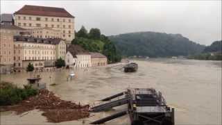 Linz DonauHochwasser 4 Juni 2013 920 cm [upl. by Bakemeier543]