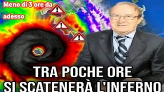 Un pericoloso avvertimento di una fortissima tempesta che scuoterà lItalia stasera e tra poche ore [upl. by Airdnek41]