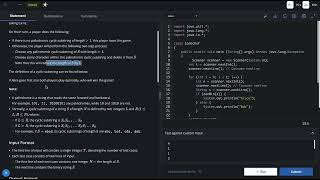 Codechef Starters 129 Division 3  Palindromic Substrings [upl. by Lesirg678]