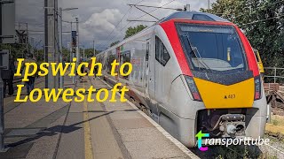 Ipswich to Lowestoft  East Suffolk Line  Highlights [upl. by Elianora180]