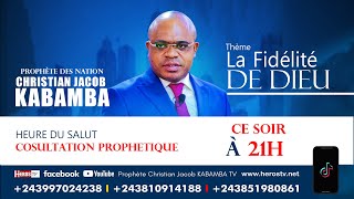 HEURE DU SALUT COSULTATION PROPHETIQUE JEUDI 11012024 PROPH DES NATIONS CHRISTIAN JACOB KABAMBA [upl. by Arbrab]