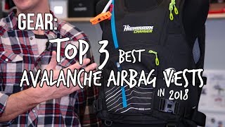 Top 3 Best Avalanche Airbag Vests 2018 [upl. by Irahcaz]