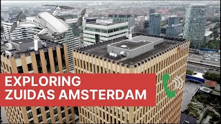 Dronebeelden van de Zuidas in Amsterdam [upl. by Colp]