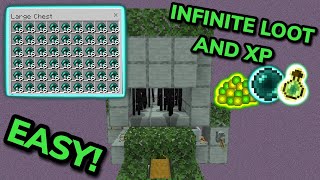 NEW EASIEST 121 ENDERMAN XP FARM TUTORIAL in Minecraft Bedrock MCPEXboxPSSwitchPC [upl. by Marin]