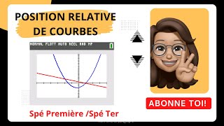 Position relative de deux courbes [upl. by Atteynod]