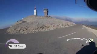 Mont Ventoux über Malaucène bis Bédoin  Bélézy FKK Campingplatz mit Motorroller [upl. by Gosnell]