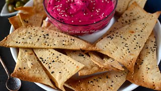 Lavash  Lavash Recipe without yeast  Whole Wheat Lavash  Quick Healthy Snacks  Lavash Crackers [upl. by Suivatna481]