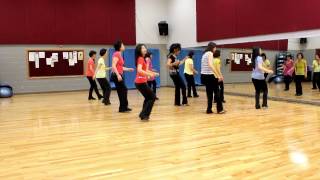 Lets Have A Party  Line Dance Dance amp Teach in English amp 中文 [upl. by Pasco358]