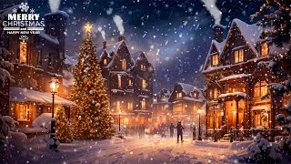 Peaceful Instrumental Christmas Music  Relaxing Christmas music quotSnowy Christmas Nightquot [upl. by Romano276]