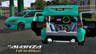 MOD BUSSID TOYOTA AVANZA FULL MODIFIKASI  ROCKET BUNNY  BUS SIMULATOR INDONESIA [upl. by Erasme]