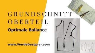 Grundschnitt Oberteil  optimale Balance [upl. by Eiggem882]