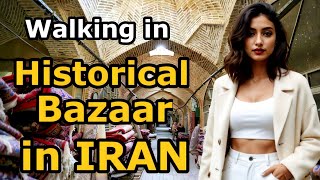 Walking in Ancient Bazaar in IRAN 🇮🇷  Hamedan Grand Bazaar 2024 4K [upl. by Auerbach]